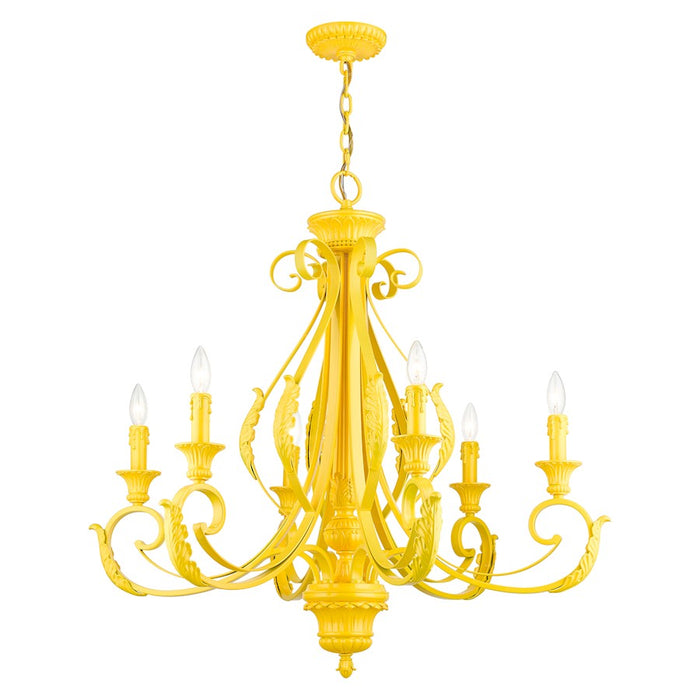 Livex Valencia 6 Light Large Chandelier