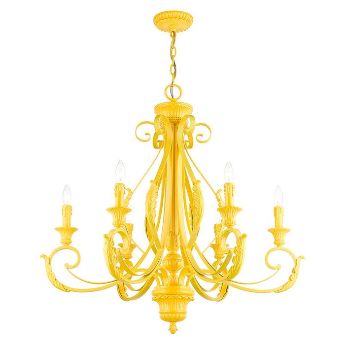 Livex Valencia 6 Light Large Chandelier