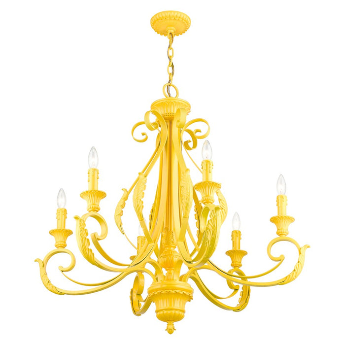 Livex Valencia 6 Light Large Chandelier