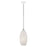 Livex Dublin 1 Light Pendant, White/Nickel/White/Gold Inside - 49101-03