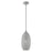 Livex Dublin 1 Light Pendant, Gray/Nickel/Gray/White Inside - 49101-80