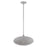 Livex Dublin 10.25" 1 Light Pendant, Gray/Nickel/Gray/White Inside - 49102-80