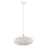 Livex Charlton 15.9" 1 Light Pendant, White/Nickel/White Shade/Gold - 49184-03