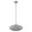 Livex Charlton 15.9" 1 Light Pendant, Gray/Nickel/Gray Shade/White - 49184-80