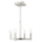 Livex Solna 4 Light Chandelier, Brushed Nickel - 49214-91