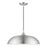 Livex Amador 1 Light Pendant, Aluminum/Chrome/Aluminum Metal/White - 49233-66