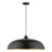 Livex Amador 3 Light Large Pendant, Black/Chrome/Black Aluminum/Gold - 49234-68