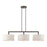 Livex Meridian 3 Light Linear Chandelier, English Bronze - 49293-92