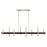 Livex Denmark 8 Light Chandelier, Brushed Nickel with Bronze Accents - 49338-91