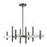 Livex Denmark 8 Light Chandelier, Black Chrome - 49348-46