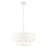 Livex Meridian 4 Light Pendant Chandelier, White - 49374-03