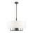 Livex Meridian 7 Light Pendant Chandelier, Scandinavian Gray - 49376-76