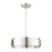 Livex Varick 5 Light Pendant Chandelier, Nickel/Nickel Drum - 49414-91