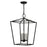 Livex Devonshire 4 Light Chandelier, Black/Brushed Nickel - 49434-04