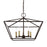 Livex Devonshire 5 Light Chandelier, Bronze/Antique Brass