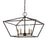 Livex Devonshire 5 Light Chandelier, Bronze/Antique Brass