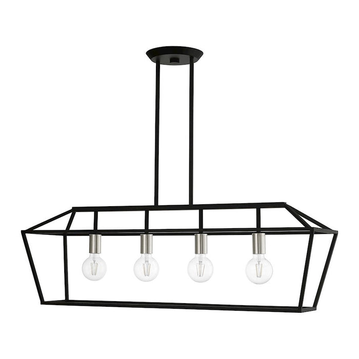 Livex Devonshire 4 Light Linear Chandelier