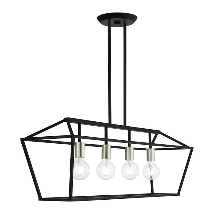 Livex Devonshire 4 Light Linear Chandelier