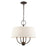 Livex Cartwright 4 Light Pendant Chandelier, English Bronze - 49444-92