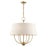 Livex Cartwright 6 Light Pendant Chandelier, Antique Brass - 49446-01