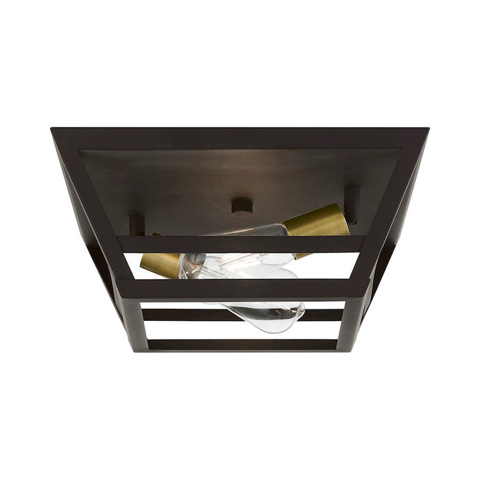 Livex Schofield 2 Light Flush Mount