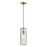 Livex Glenbrook 1 Light Pendant, Antique Brass/Antique Brass Metal - 49713-01