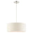 Livex Meadow 3 Light Drum Pendant, Brushed Nickel - 49802-91