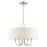 Livex Blossom 4 Light Pendant Chandelier, Brushed Nickel - 49804-91