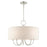 Livex Blossom 5 Light Pendant Chandelier, Brushed Nickel - 49805-91