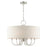 Livex Blossom 7 Light Pendant Chandelier, Brushed Nickel - 49806-91