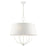 Livex Ridgecrest 6 Light Pendant Chandelier, White - 49846-03