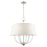 Livex Ridgecrest 6 Light Pendant Chandelier, Brushed Nickel - 49846-91