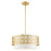 Livex Calinda 4 Light Pendant Chandelier, Soft Gold - 49865-33