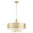 Livex Calinda 7 Light Pendant Chandelier, Soft Gold - 49866-33