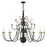 Livex Williamsburg 22 Light Chandelier, Black - 5015-04