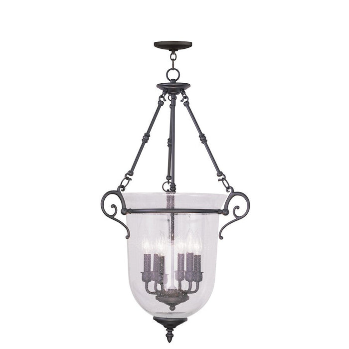 Livex Legacy 6 Light Chain Lantern, Bronze - 5026-07