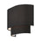 Livex Bainbridge ADA Sconce, Black/Black/White