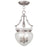 Livex Duchess 3 Light Convertible Chain Hang/Ceiling Mount, Nickel - 5041-91