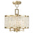 Livex Grammercy 4 Light Convertible Mini Chandelier/Ceiling, Gold - 50574-28