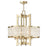 Livex Grammercy 4 Light Chandelier, Hand Applied Winter Gold - 50575-28