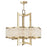 Livex Grammercy 6 Light Chandelier, Hand Applied Winter Gold - 50576-28