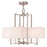 Livex Lighting Woodland Park Chandelier, Nickel