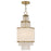 Livex Prescott 2 Light Mini Chandelier, Gold/Crystals/Organza - 50780-28