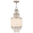 Livex Prescott 2 Light Mini Chandelier, Nickel/Crystals/Organza - 50780-91