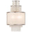 Livex Prescott 2 Light Sconce, Nickel/Crystals/Off-White Organza - 50782-91