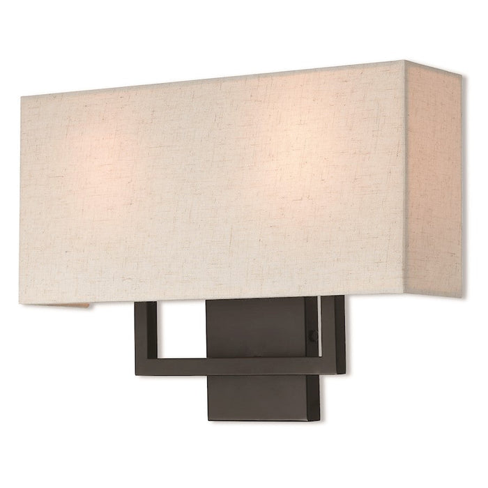 Livex Lighting Pierson 2 Light Wall Sconce, Bronze