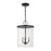 Livex Elizabeth 3 Light Pendant Chandelier, Black - 51060-04