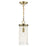 Livex Elizabeth 1 Light Mini Pendant, Antique Brass - 51062-01