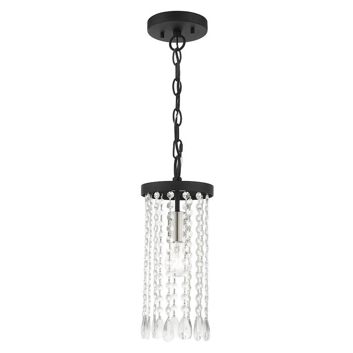 Livex Elizabeth 1 Light Mini Pendant, Black - 51062-04