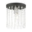 Livex Elizabeth 1 Light Petite Flush Mount, Black - 51066-04